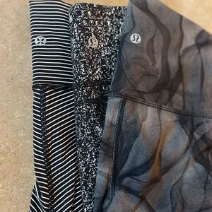 Lot of 3 Lululemon Leggings